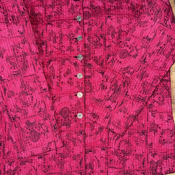 Red Button-Up Jacket - Picture 7 of 9